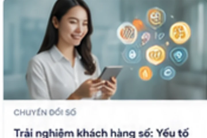 Trải nghiệm khách hàng số tạo lợi thế cạnh tranh
